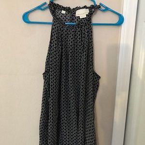 Sleeveless high neck top